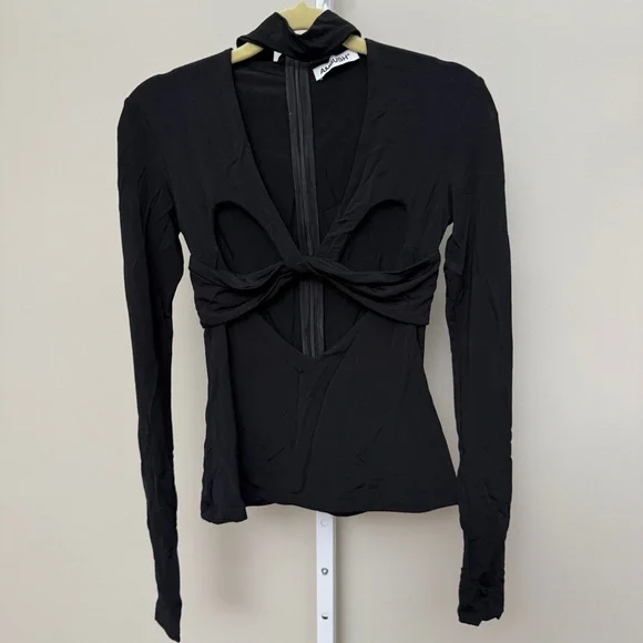 Ambush
Black heart shape turtleneck top size XS - Picture 3 of 6